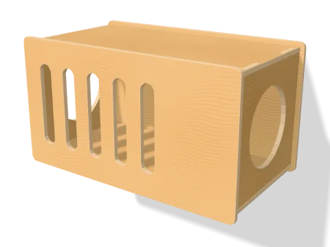 Cubo con ranuras de Paquete Downtown