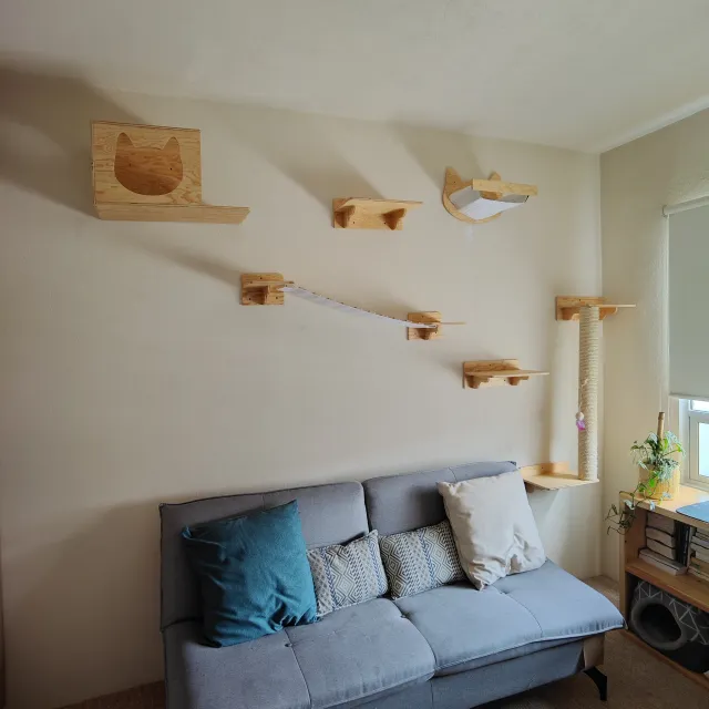 Instalación Catsitas en casa de un cliente